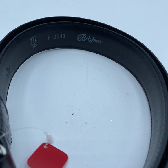 Ladies Belt Brighton STARDUST XXL/38 Black Leather - Picture 7 of 13